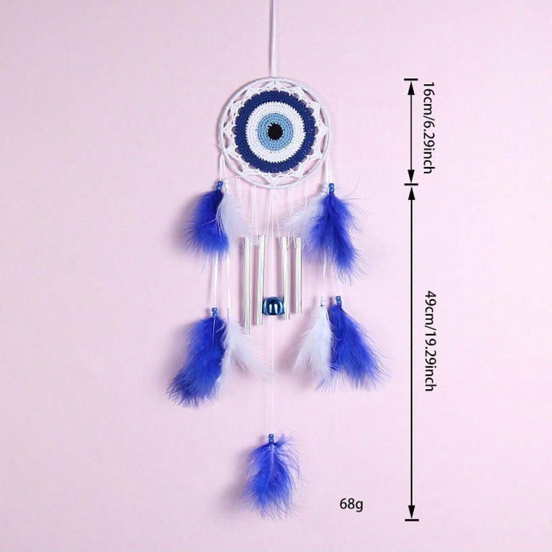 Κρεμαστό διακοσμητικό ονειροπαγίδα 65cm - Hanging decoration dreamcatcher