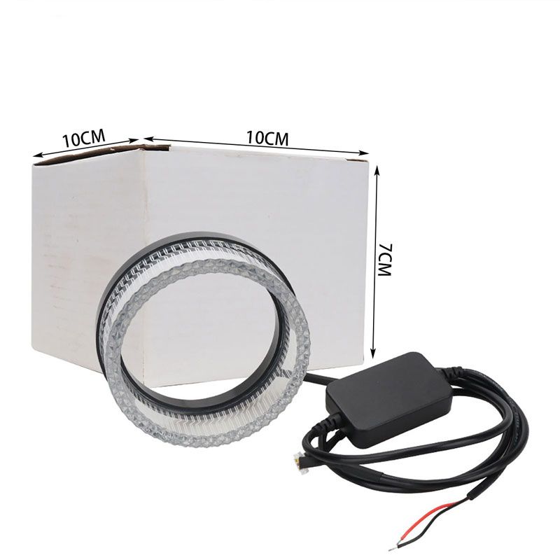 LED φωτιζόμενη στεφάνη αυτοκινήτου Angel Eyes 3" με εναλλαγή χρωμάτων– LED Car angel eyes
