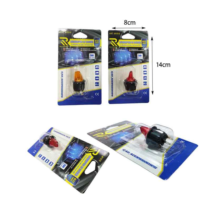 Διακόπτης LED 12V για Αυτοκίνητο – Καθολικής Χρήσης με Φωτισμό - Switch for Car 12V LED