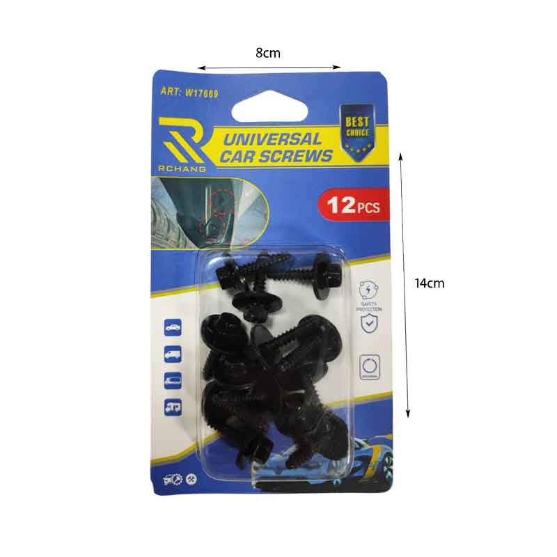 Rchang Βίδες Εξάγωνες Με Ροδέλες W17669 – Σετ 12 Τεμαχίων 7524 - Car Screws