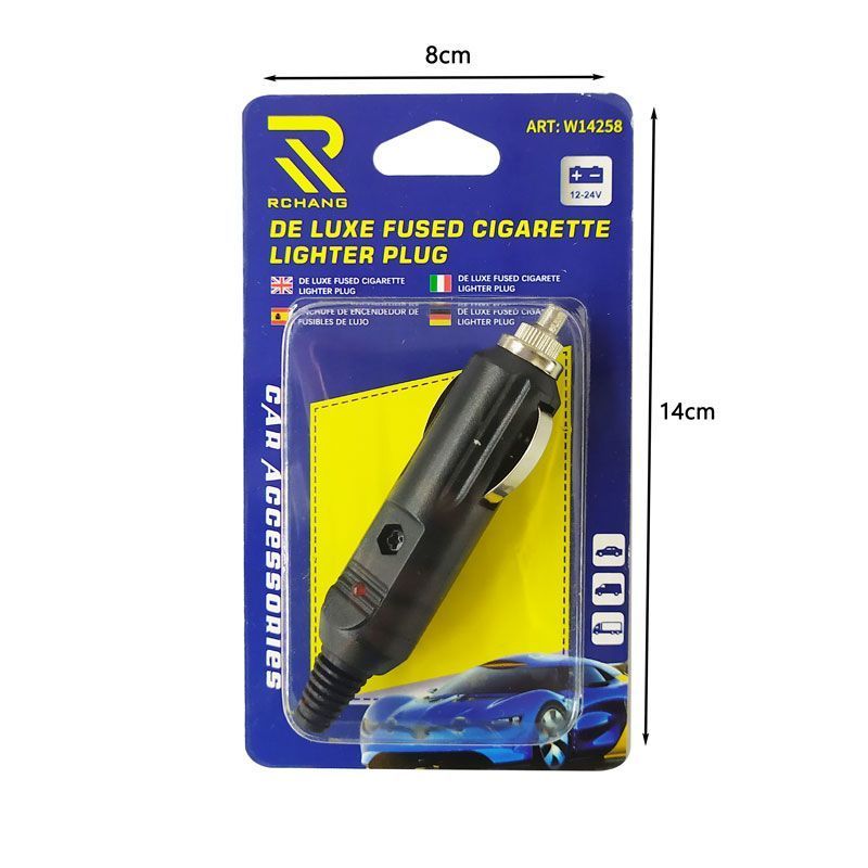Βύσμα Αναπτήρα Αυτοκινήτου με Ασφάλεια 12–24V - Cigarette Lighter Plug