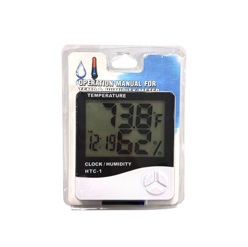 Θερμόμετρο - Υγρόμετρο HTC-1 - Clock humidity