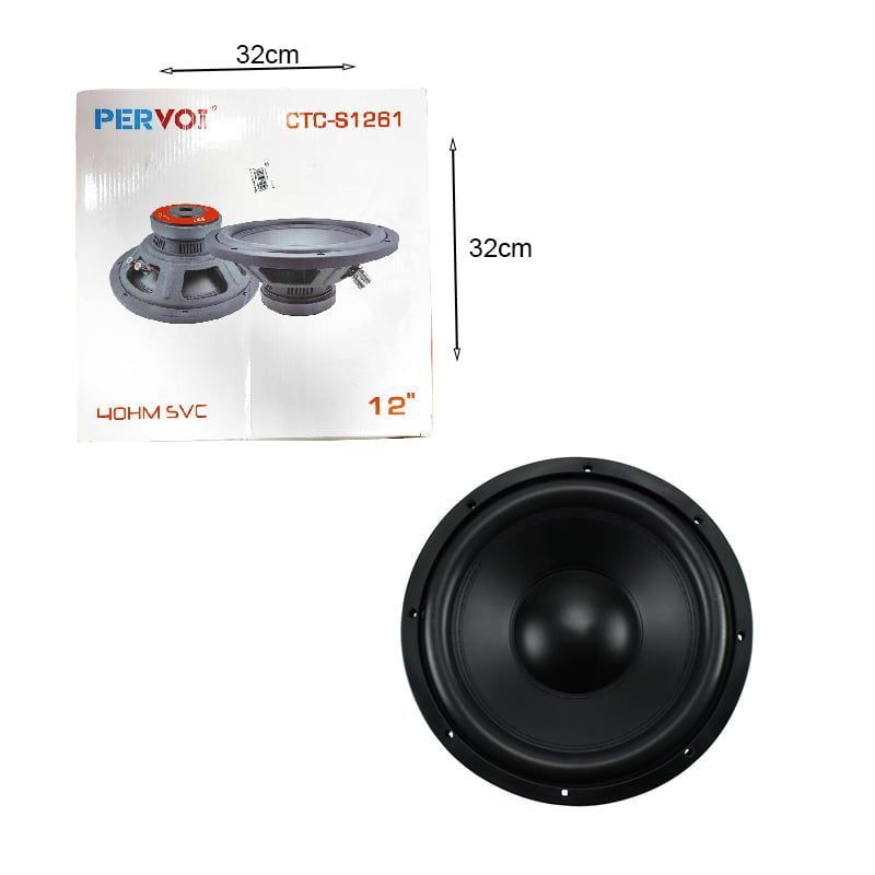 PerVoi Subwoofer Αυτοκινήτου 12″ 1500W CTC-S1261 - Active subwoofer Subwoofer Αυτοκινήτου