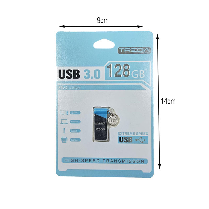 Treqa Στικάκι USB 128GB 3.0 - USB 3.0 Flash Drive