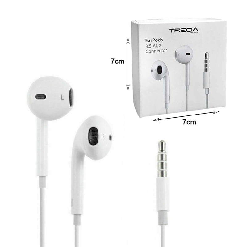Treqa ενσύρματα ακουστικά 3.5 AUX - EarPods Earbuds Earphones