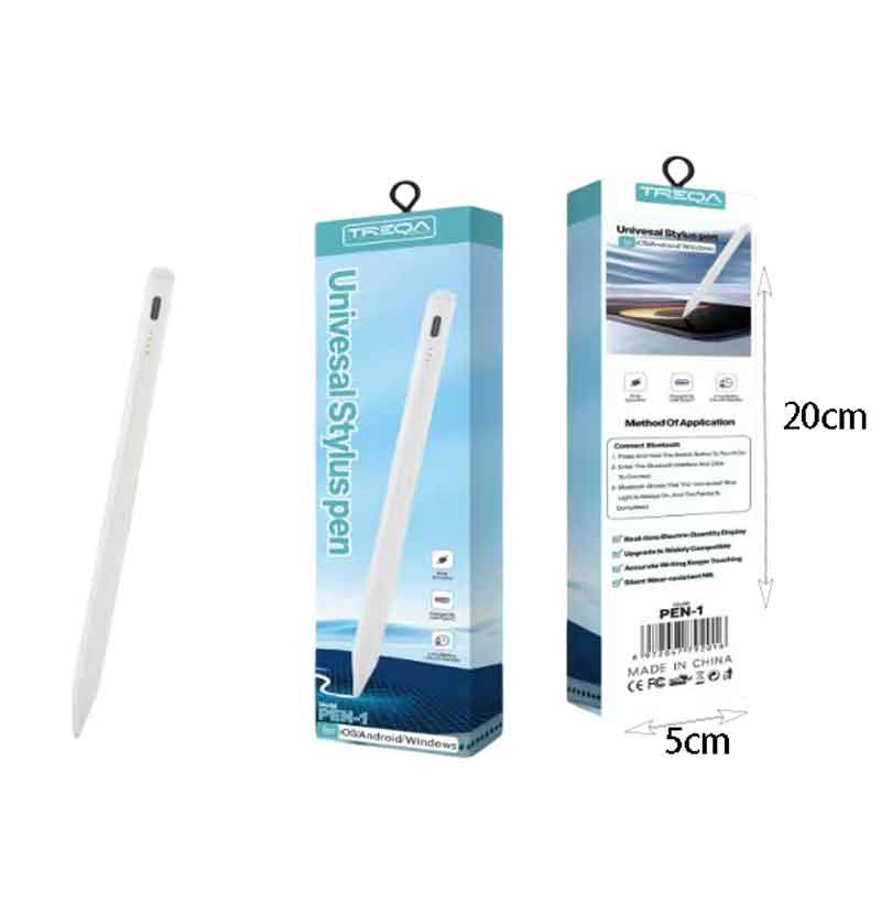 Treqa Ασύρματη Γραφίδα Αφής Universal Stylus Pen PEN-1 για iOS/ Android/ Windows - Universal Stylus Pen PEN-1