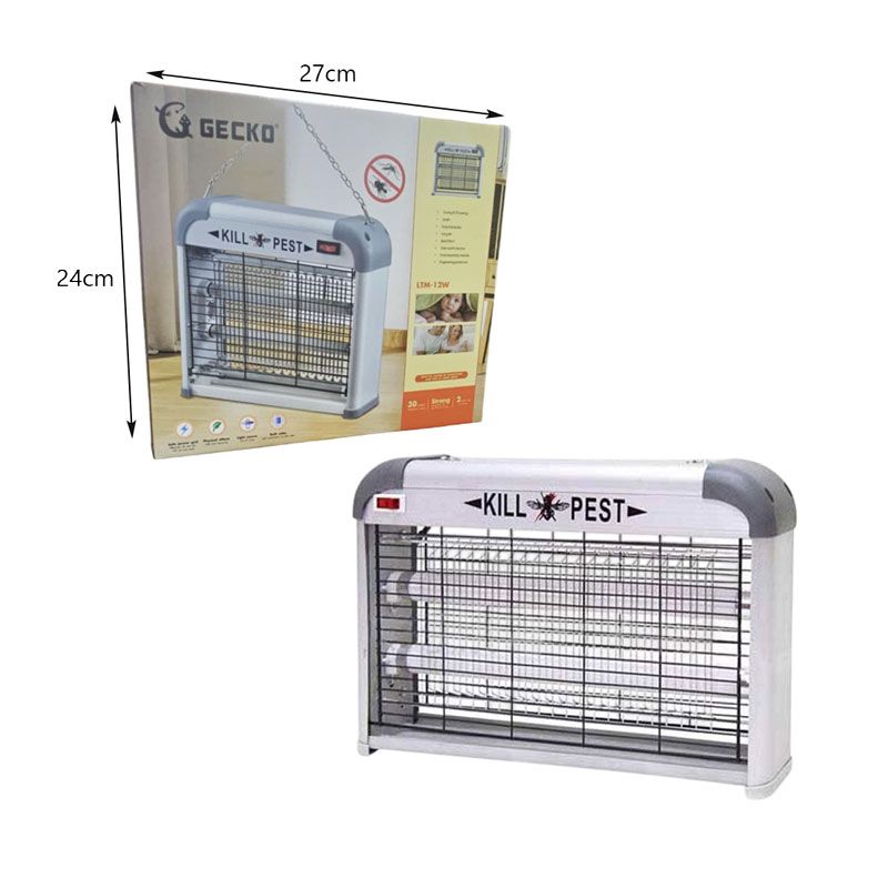 GECKO Ηλεκτρική Εντομοπαγίδα UV – Pest Killer 12W