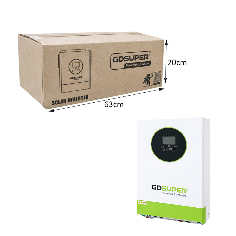 Υβριδικός Ηλιακός Μετατροπέας 11KW 48V GD Super για Φωτοβολταϊκά Συστήματα - GD Super 11KW 48V Hybrid Solar Inverter
