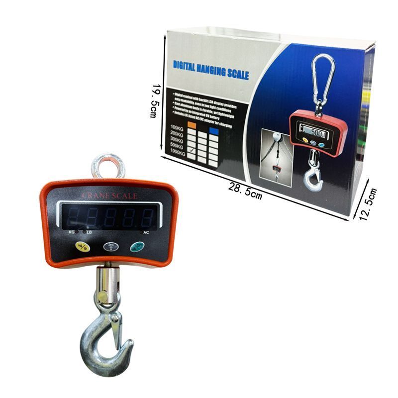 Ψηφιακή κρεμαστή ζυγαριά 500 κιλών - Digital hanging scale 500 Kg