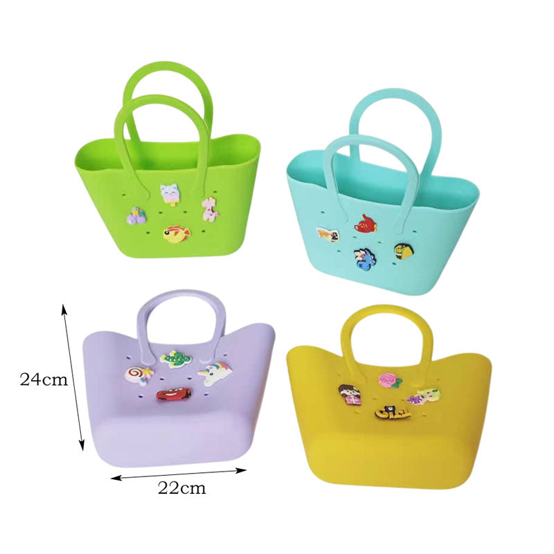 Παιδική Τσάντα Σιλικόνης με Σχέδια – Kids Silicone Handbag with Charms