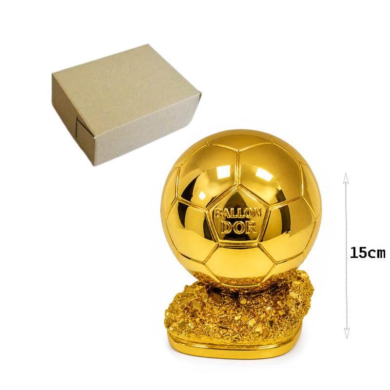 Τρόπαιο Μπάλα Ποδοσφαίρου Χρυσή σε Βάση - Golden Football Ball Trophy Ballon on Base