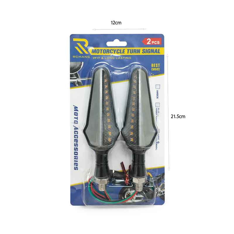 Rchang Φλας Μοτοσυκλέτας LED Universal Σετ 2 Τεμαχίων - Universal Motorcycle LED Turn Signals Set of 2