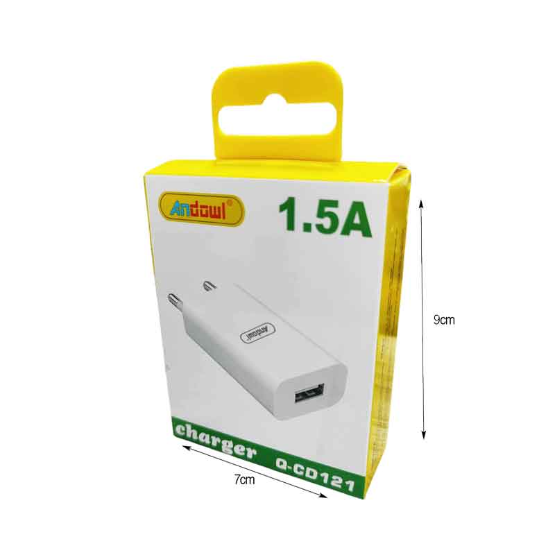 Andowl Φορτιστής κινητού με USB 1.5A Q-CD121 - Mobile charger with USB
