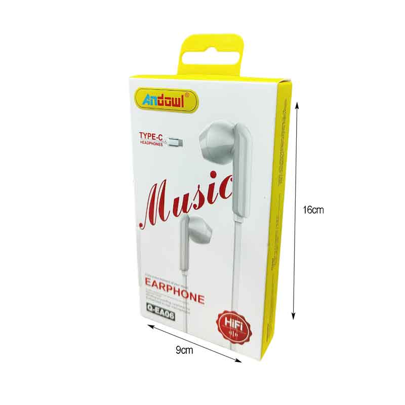 Andowl Ενσύρματα Ακουστικά με βύσμα Type-C Q-EA06 - Earphone