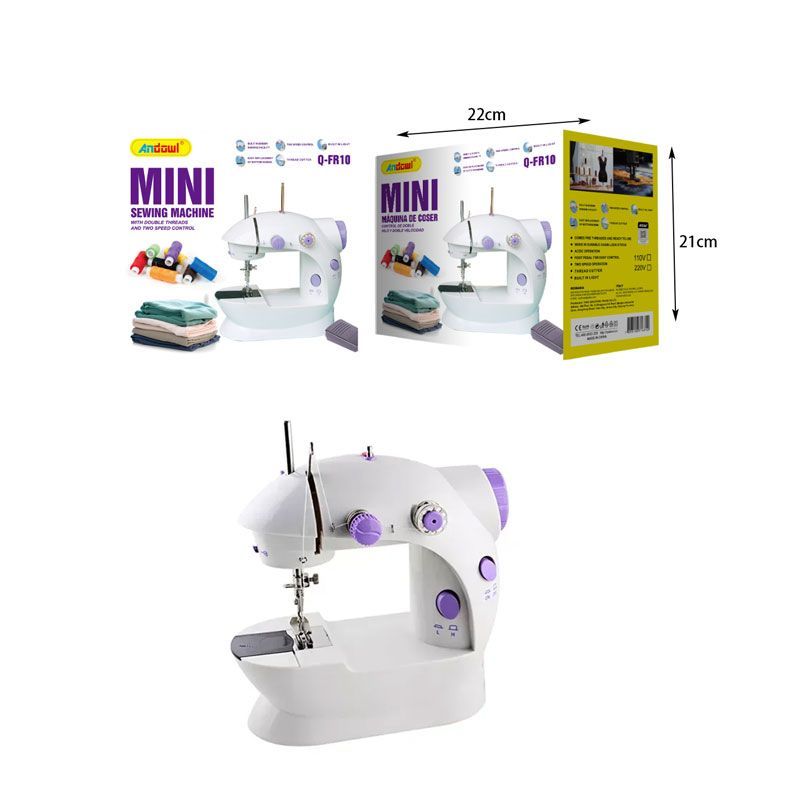 Andowl Φορητή μίνι ραπτομηχανή ρούχων Q-FR10 - Mini Sewing Machine