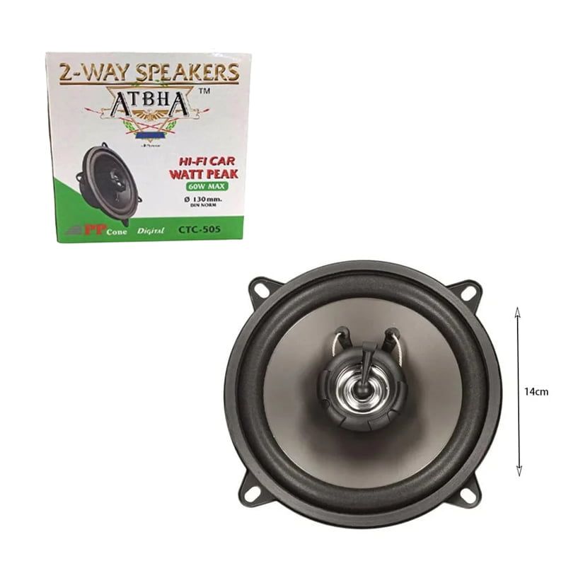 Ηχείο Αυτοκινήτου 5" 60W 130mm CTC-505 1τμχ - ATBHA 2-Way speakers