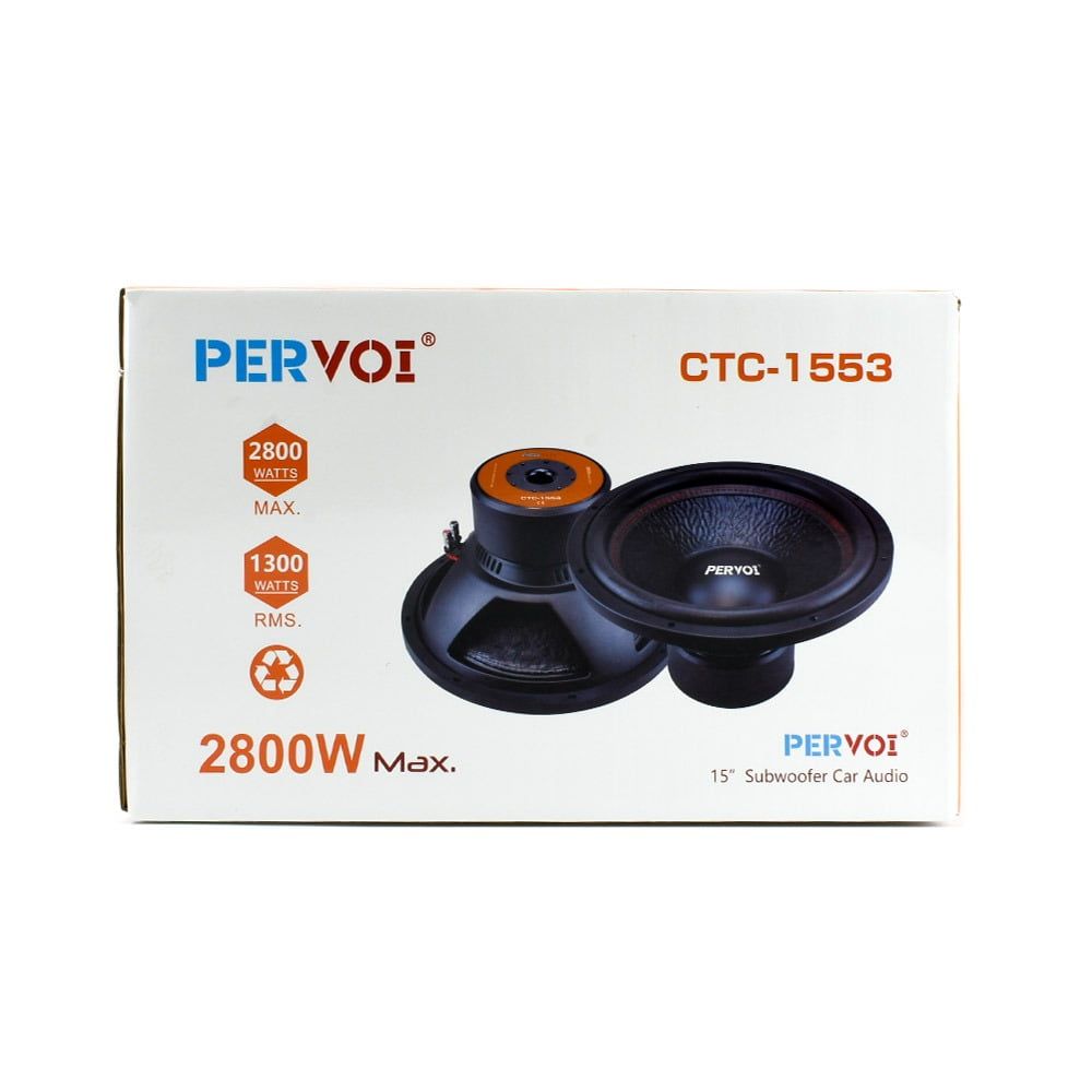 Pervoi Subwoofer Αυτοκινήτου 15″ Horn 2800W 165OZ PERVOI CTC-1553 - Active subwoofer