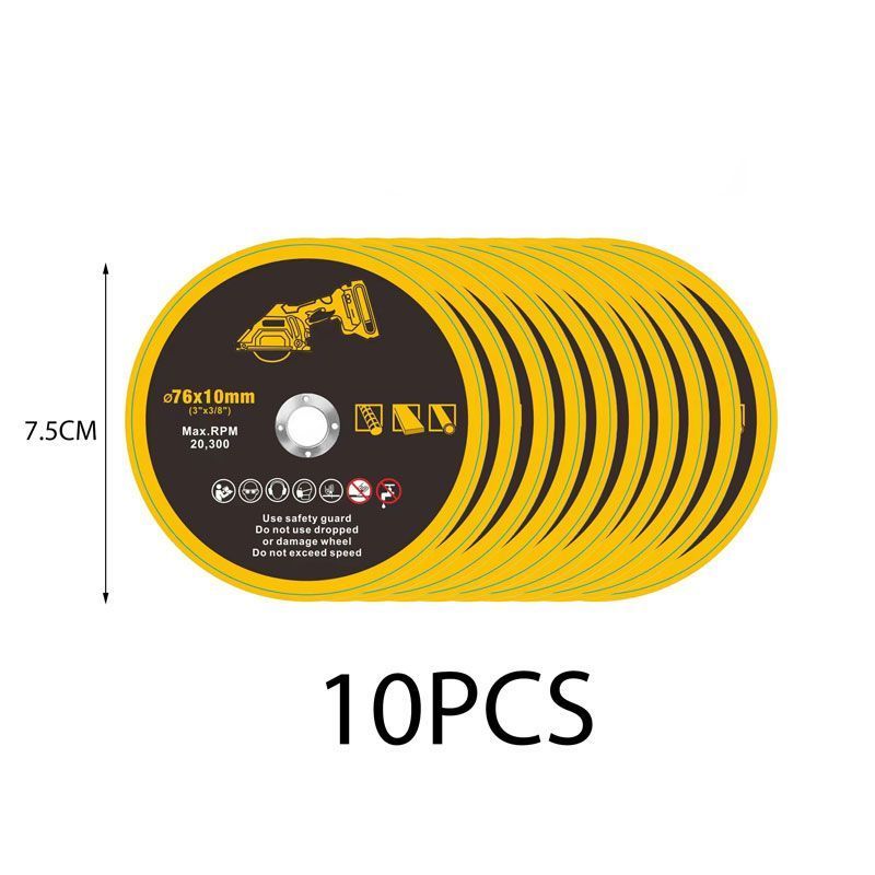 Δίσκος Κοπής 3" Ø76x10mm 50τμχ - Cutting Disc