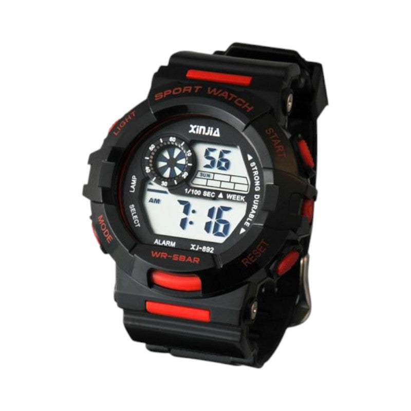 Ψηφιακό ρολόι χειρός - XJ-892 - 115164 - Black/Red