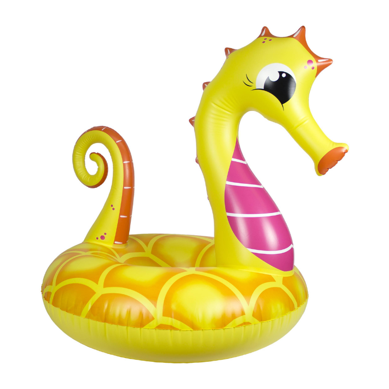 Φουσκωτό σωσίβιο Seahorse με κάθισμα και λαβές - 80cm - 150434 - Yellow