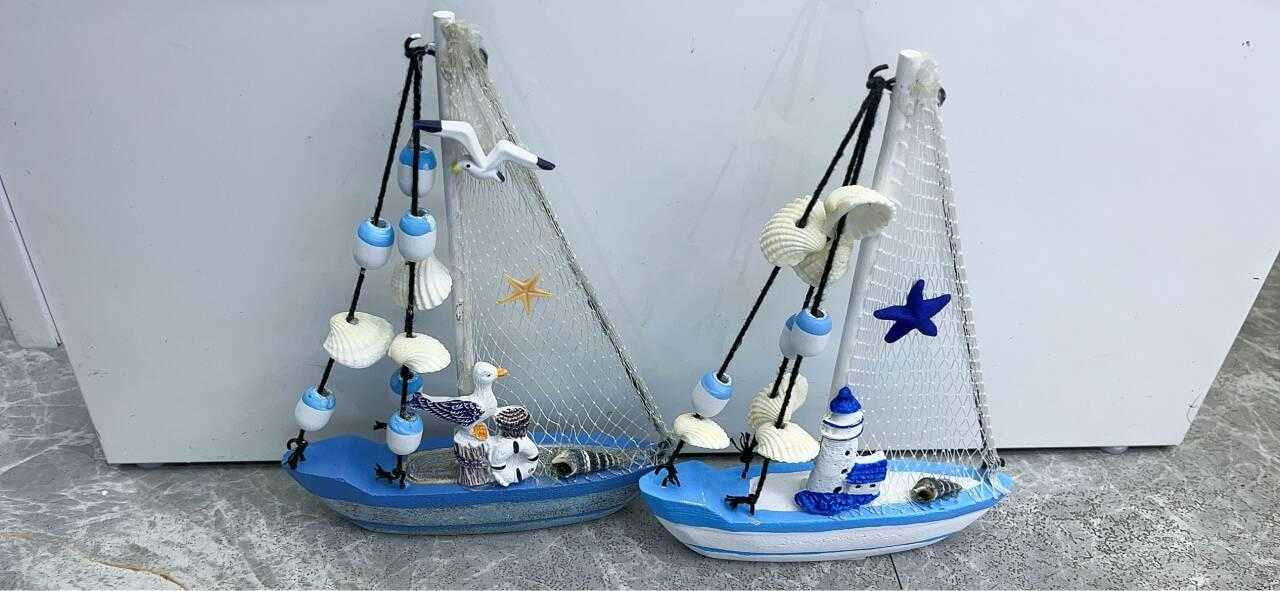 Διακοσμητικό Souvenir Καραβάκι - Σετ 2 τεμάχια - L2026-34CD - 125566