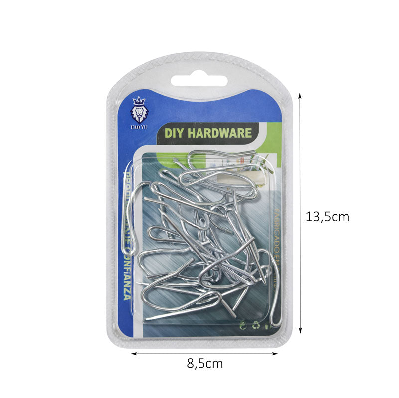 Σετ Μεταλλικών Γάντζων για Γενική Χρήση – S Hooks Set for General Use