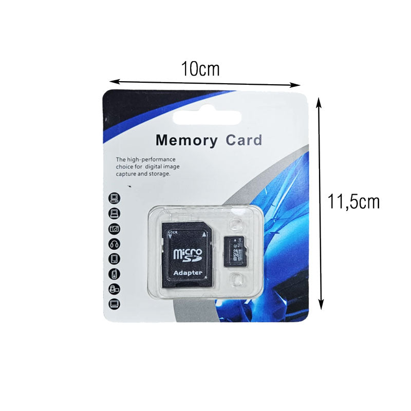 Κάρτα Μνήμης Micro SD 8GB με Αντάπτορα - Micro SD Memory Card with Adapter