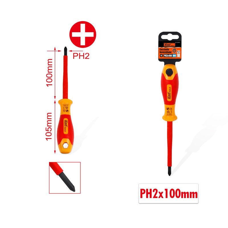 KMT Κατσαβίδι PH2x100mm - Screwdriver