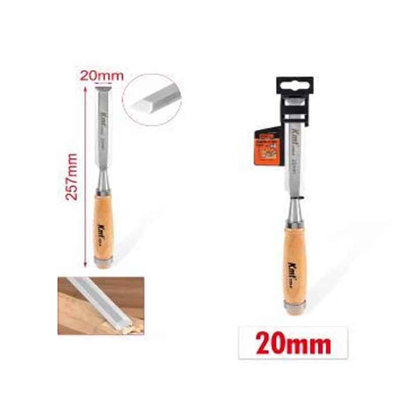 KMT Σκαρπέλα Με Ξύλινη Λαβή 20mm- Chisel