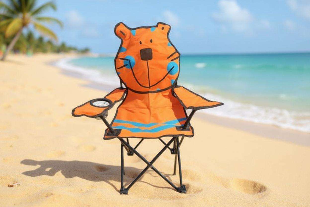 Παιδική πτυσσόμενη καρέκλα camping - 1015 - 241705 - Orange