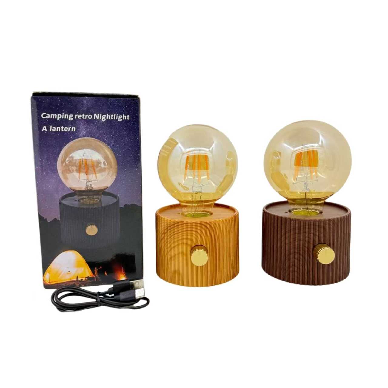 Επαναφορτιζόμενη επιτραπέζια λάμπα LED με Dimmer - YH008 - 817452 - Dark Brown
