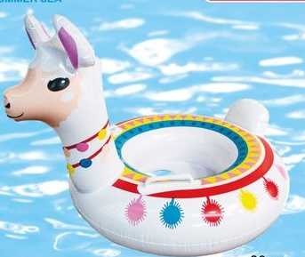 Φουσκωτό σωσίβιο Llama με κάθισμα και λαβές - 80cm - 150786
