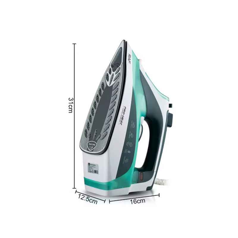 RAF Ηλεκτρικό Σίδερο Ατμού 2400W R.1201G 350ml - Electric Steam Iron