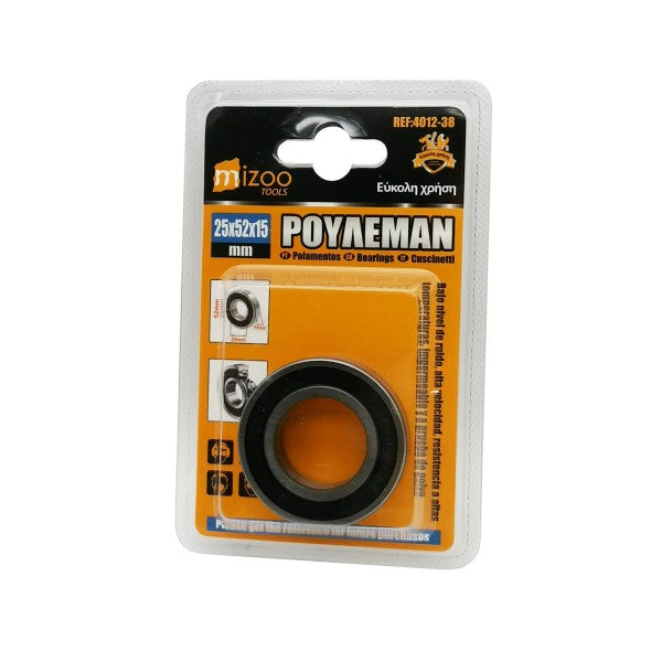 MIZOO ΡΟΥΛΕΜΑΝ 25X52X15MM Μαυρο
