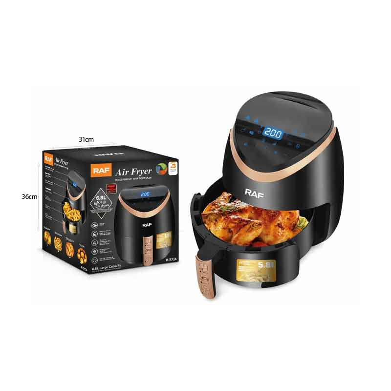 RAF Φριτέζα Αέρος RAF 5.0L 1500W Ψηφιακή Με Πολυλειτουργίες R5234B - RAF Digital Air Fryer 5.0L 1500W Multi Purpose