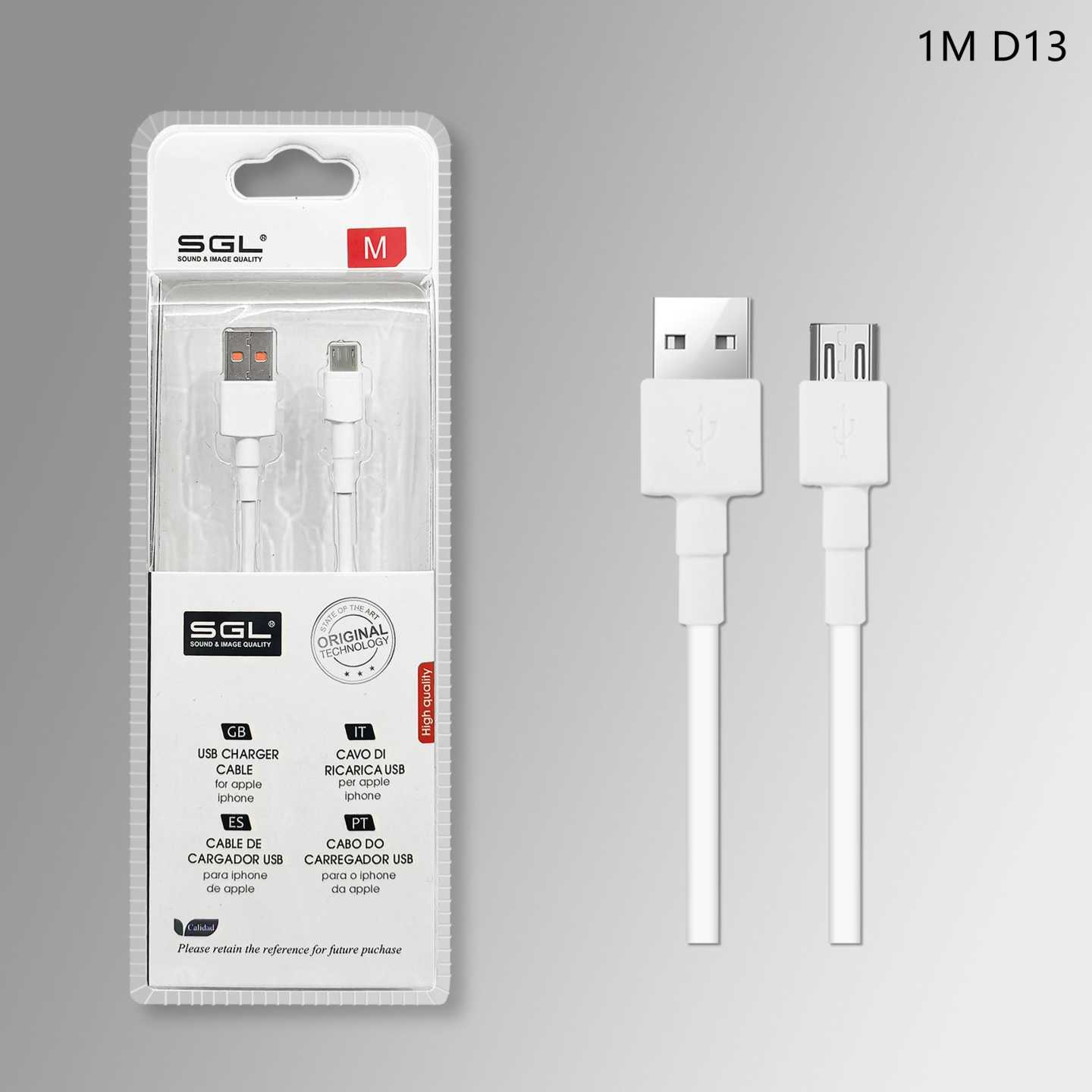 Καλώδιο φόρτισης & data - Micro USB - FD13 - 1m - 099385