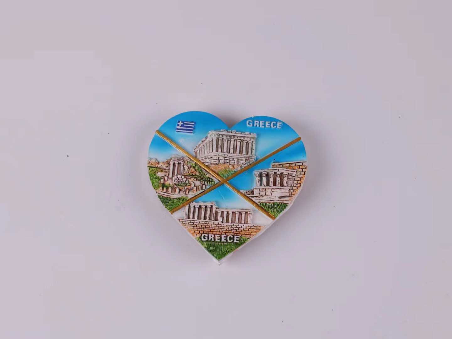Tουριστικό μαγνητάκι Souvenir - Σετ 12pcs - Greece - 678039