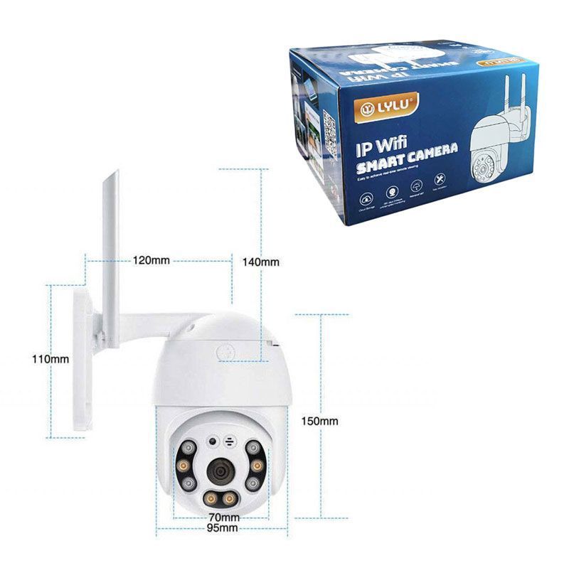 Lylu IP Κάμερα Παρακολούθησης Wi-Fi 5.0MP 360°- Smart camera