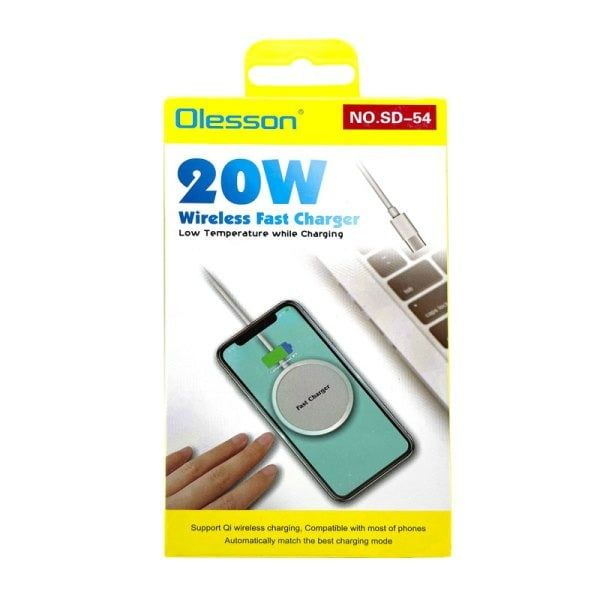 Olesson 20W Ασύρματος γρήγορος φορτιστής SD-54 - Wireless fast charger