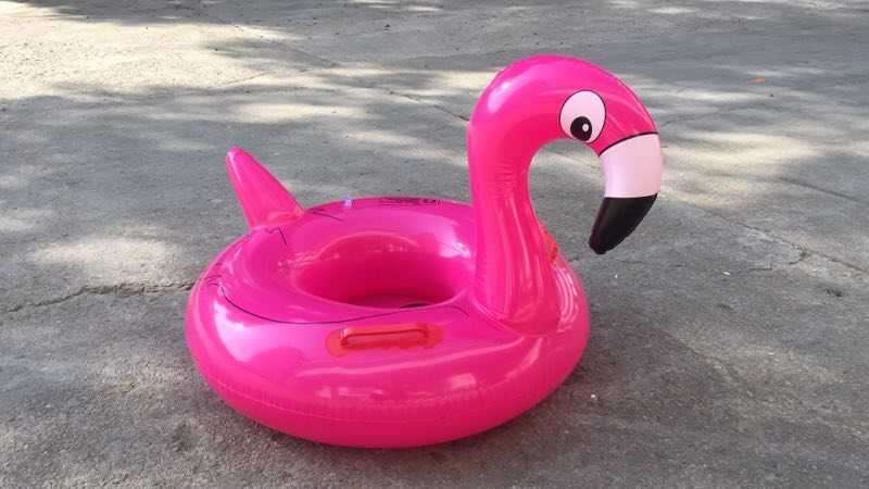 Φουσκωτό σωσίβιο Flamingo με κάθισμα και λαβές - 80cm - 150755