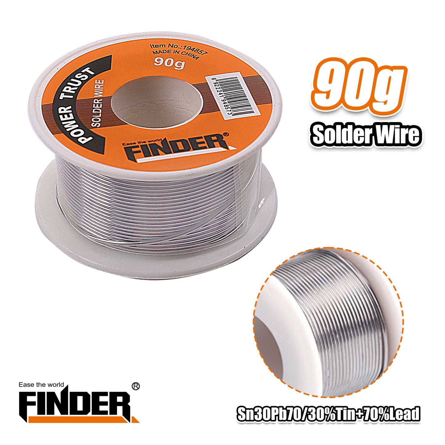 Σύρμα συγκόλλησης Καλάι - 90g - Finder - 194857