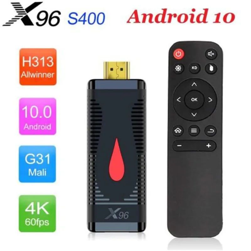Andowl Smart TV Stick X96 H313 4K UHD με Wi-Fi / HDMI
