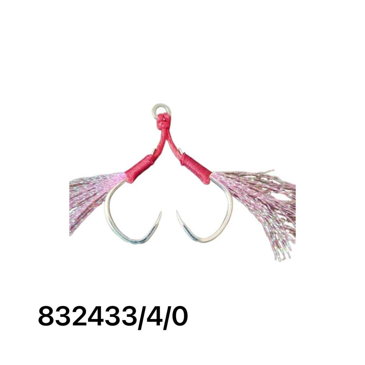 Αγκίστρι διπλό με νήμα - Assist Hooks - 4/0 - 832433