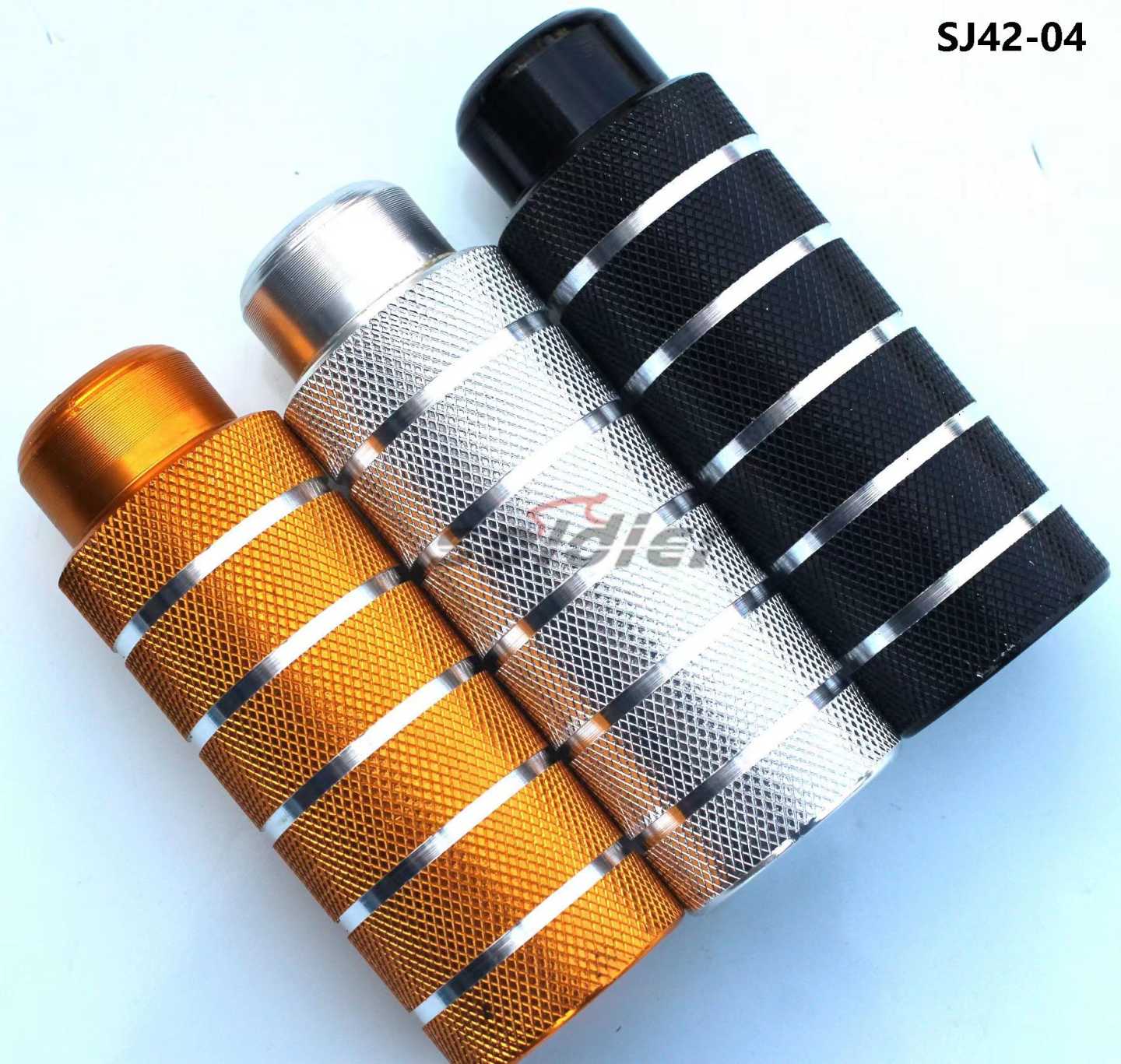Αναβατήρες αλουμινίου ποδηλάτου - S42-04 - 651285 - Black