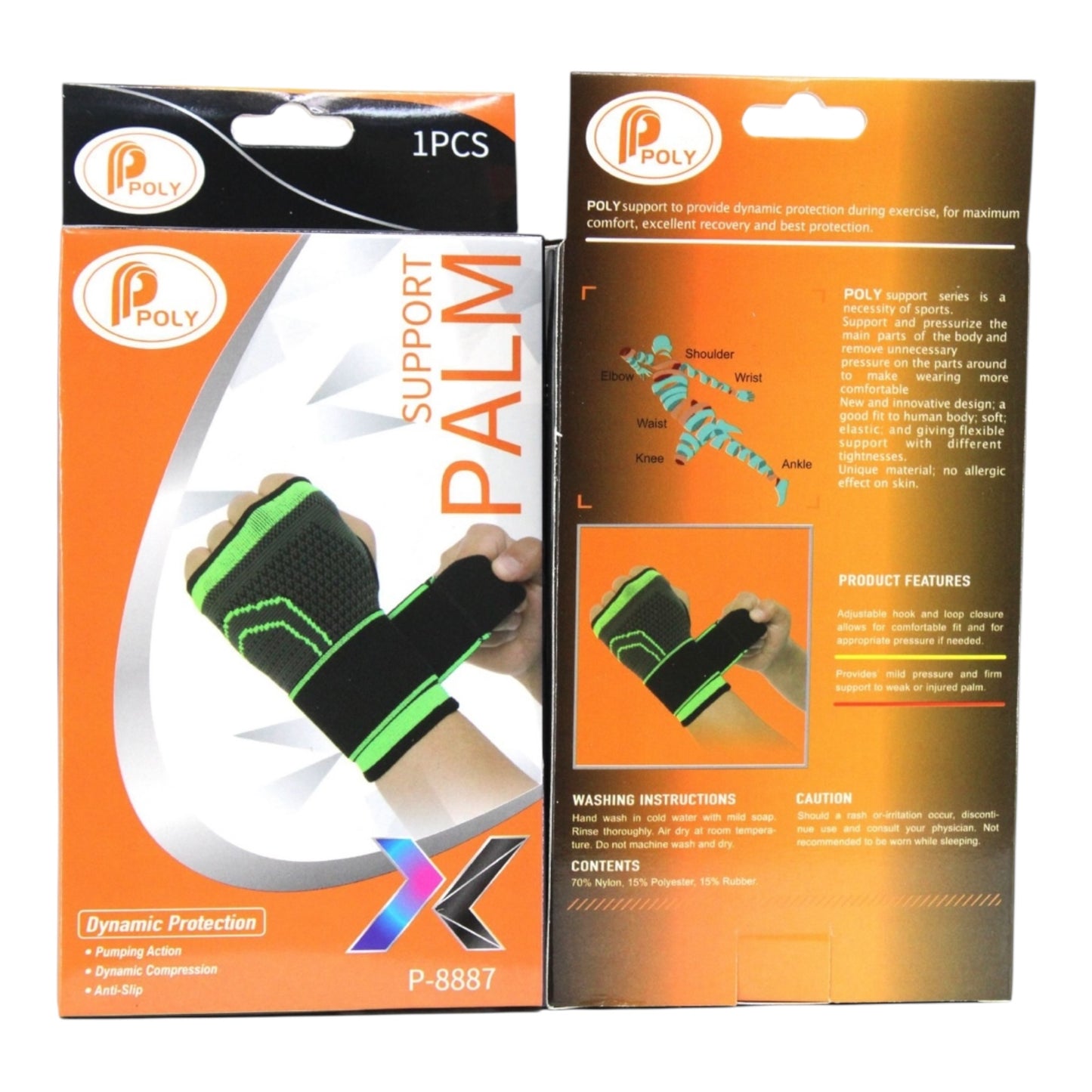 Angel Shopping Dynamic Protections Wrist Compression Bandage 1pc Green