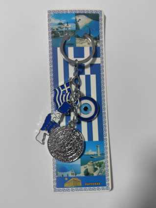 Τουριστικό μπρελόκ Souvenir - Σετ 12pcs - Crete - 127255