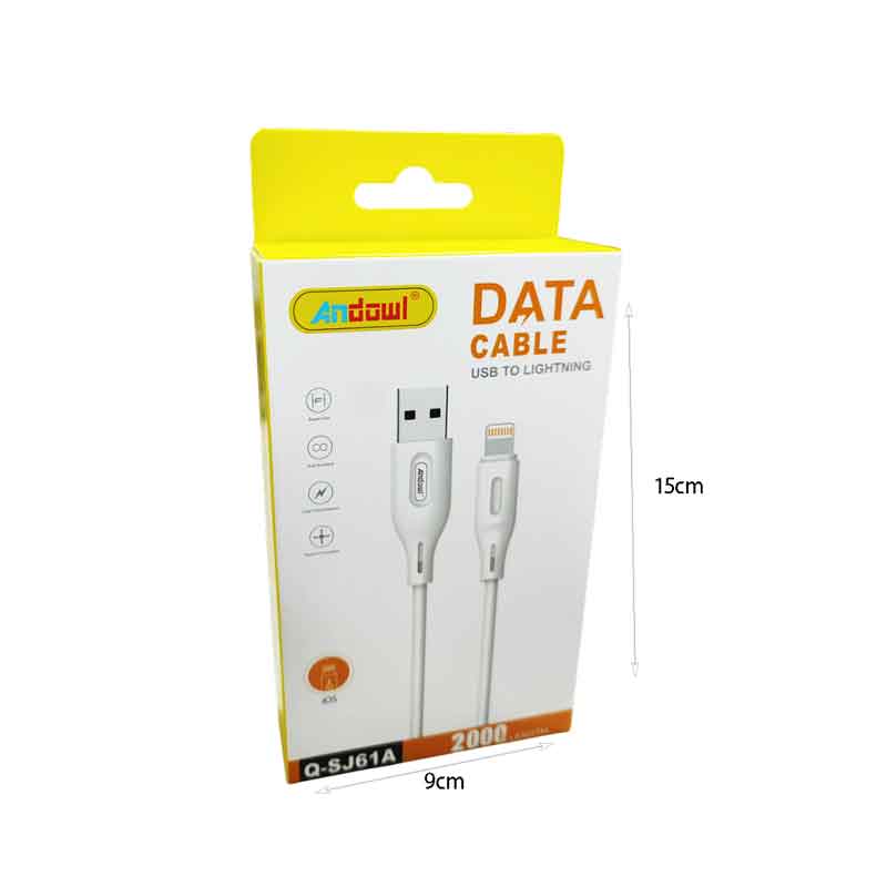 Καλώδιο Φόρτισης Andowl USB σε Lightning 2m – Andowl USB to Lightning Cable 2m