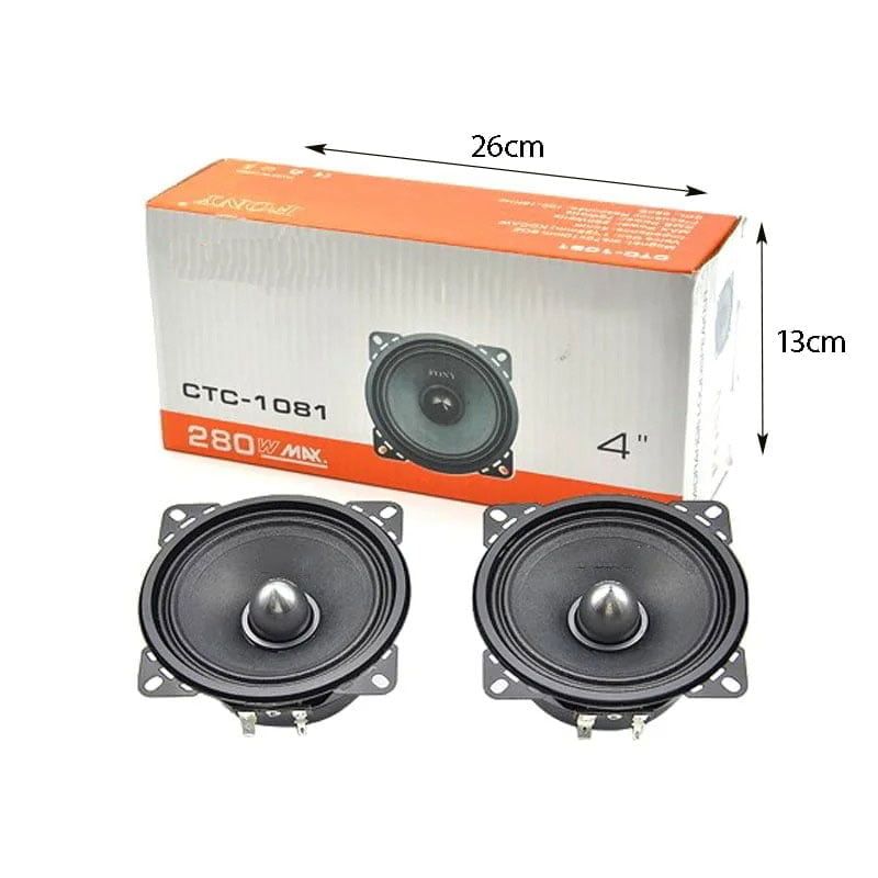 PerVoi Ηχείο Αυτοκινήτου CTC-1081 4″ με 45W RMS - Speaker