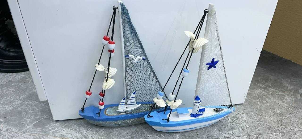 Διακοσμητικό Souvenir Καραβάκι - Σετ 2 τεμάχια - L2026-35AB - 125567