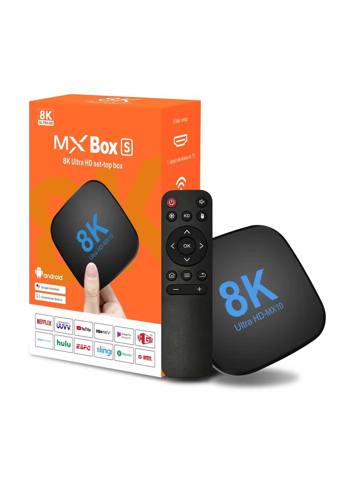 Android TV Box - MX10 8K - 4+64GB - ATV - 812266